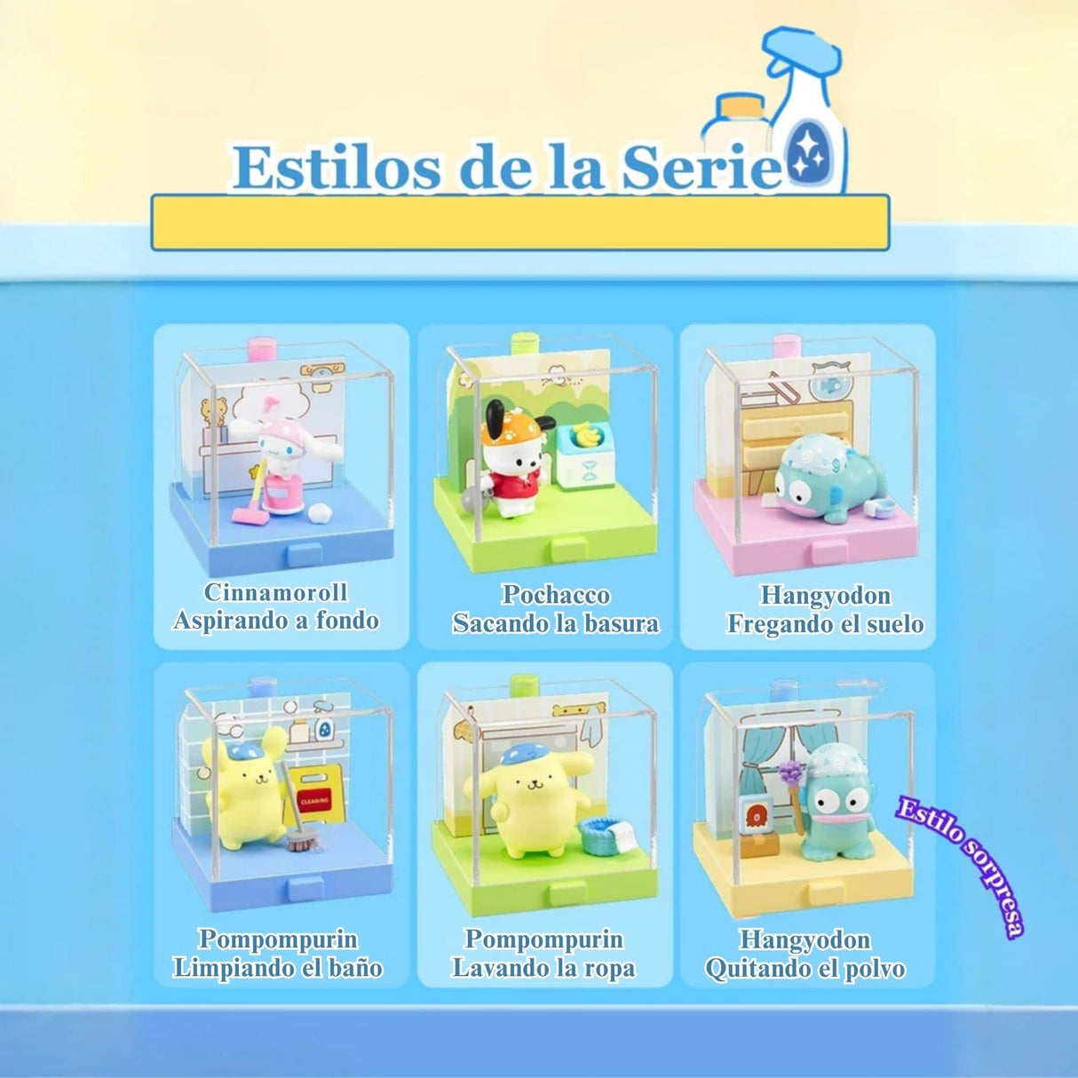 Sanrio - Blind Box Mini Box Pro + Labor Squad Series