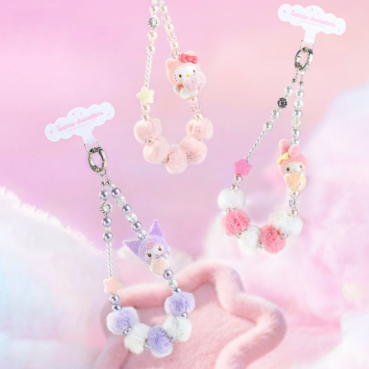 Sanrio - Blind Box Phone Chain Sanrio Characters Fluffy Little Darling Series