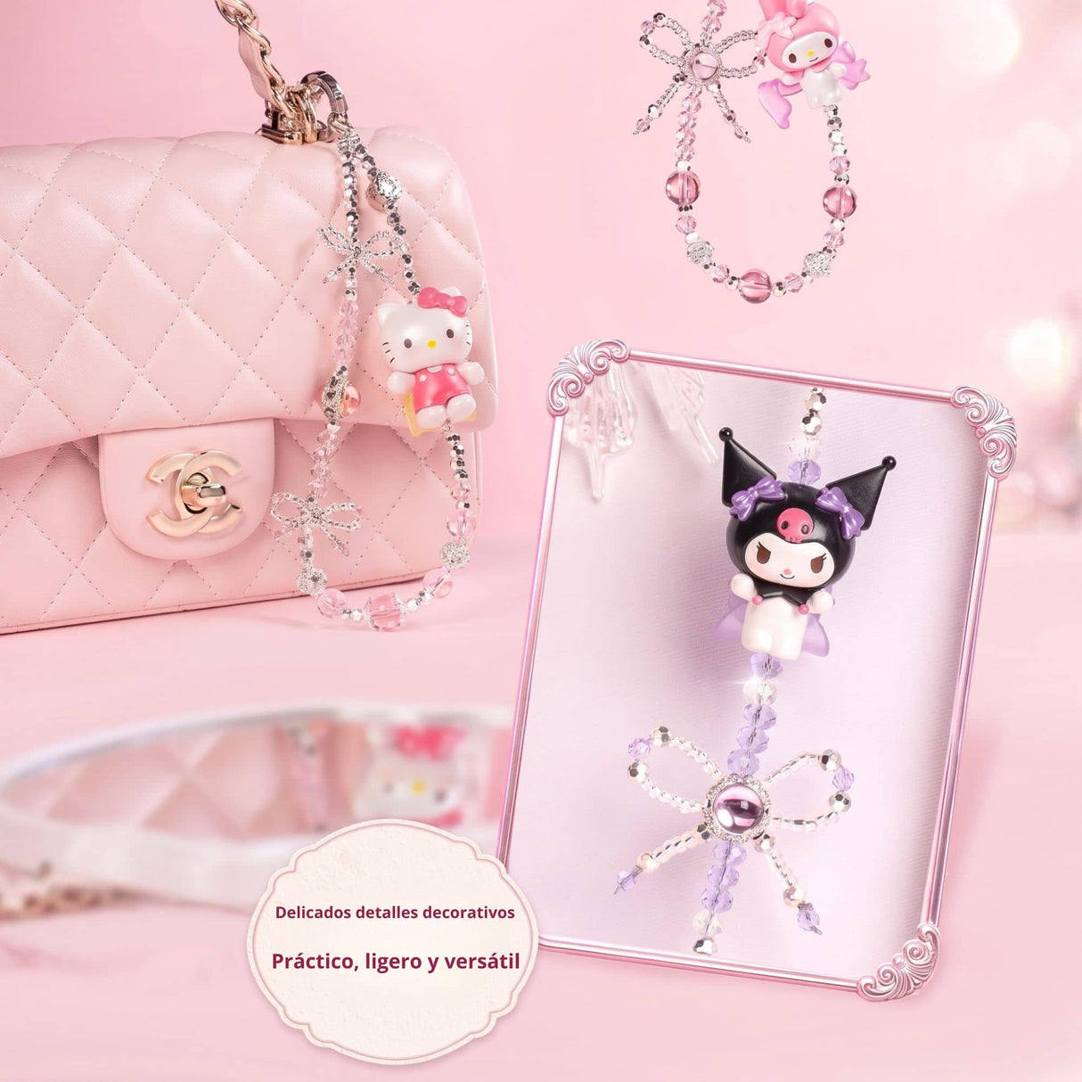 Sanrio - Blind Box Phone Chain Sanrio Characters Love Bow Series