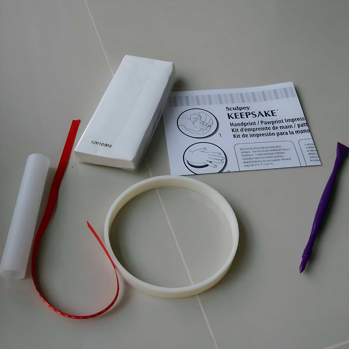 Sculpey Keepsake - Kit Arcilla Polimérica Adorno Huellas de Animales