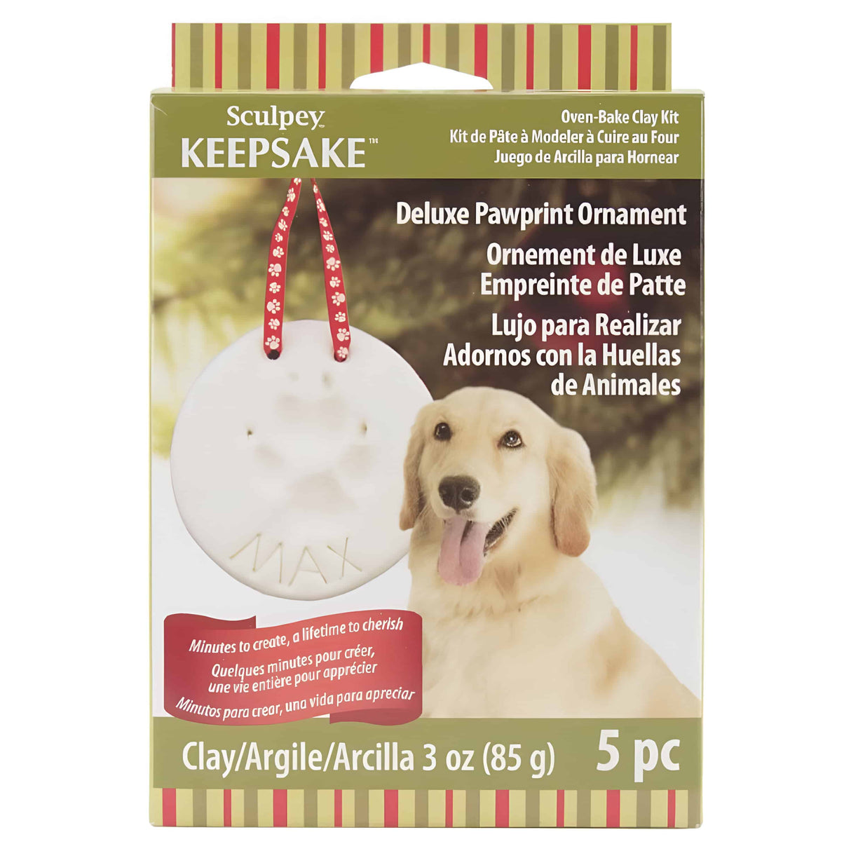 Sculpey Keepsake - Kit Arcilla Polimérica Adorno Huellas de Animales