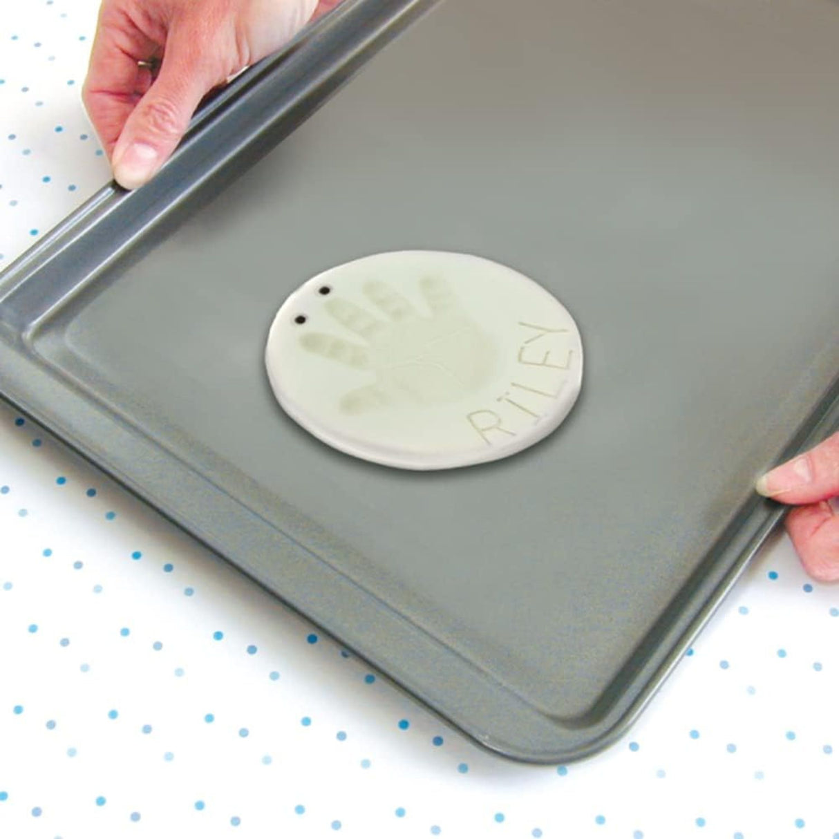 Sculpey Keepsake - Kit Arcilla Polimérica Impresión Huellas de Bebés B