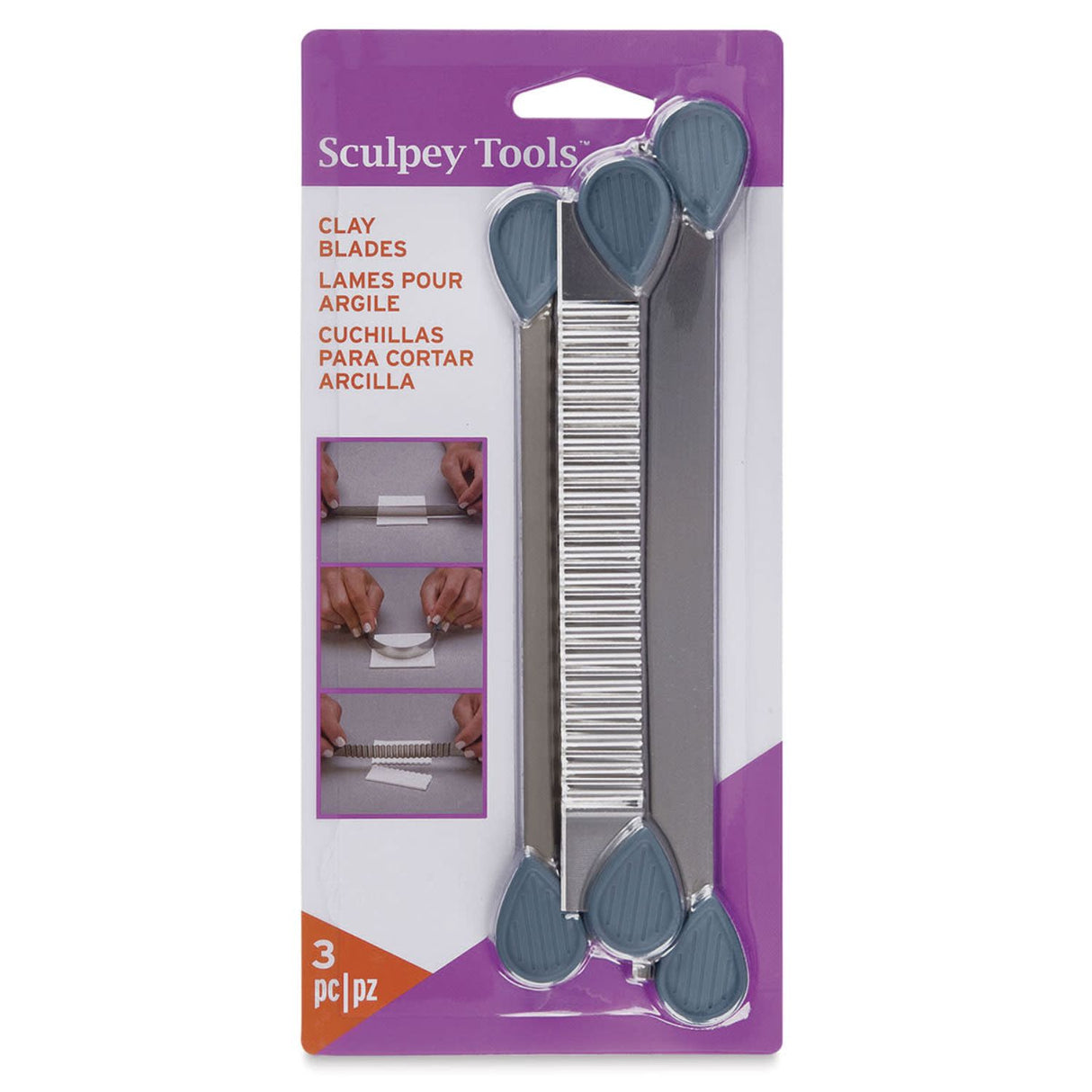 Sculpey Tools - Kit Herramientas Super Cortadores con Mangas para Arcilla 7 Piezas