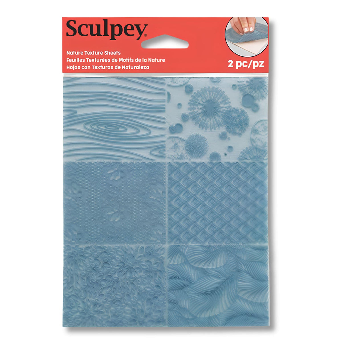 Sculpey Tools - Placa de Texturas para Arcilla Naturaleza