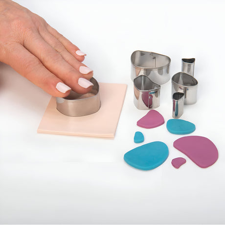 Sculpey Tools - Set 3 Herramientas Cortadores Rectángulo Irregular