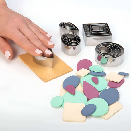 Sculpey Tools - Set 6 Herramientas Cortadores Graduados Circulos
