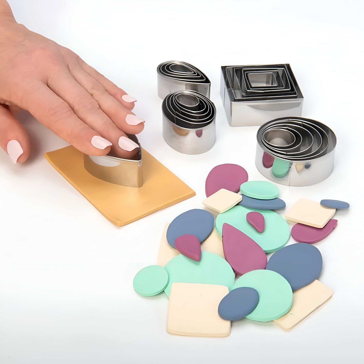 Sculpey Tools - Set 6 Herramientas Cortadores Graduados Óvalos