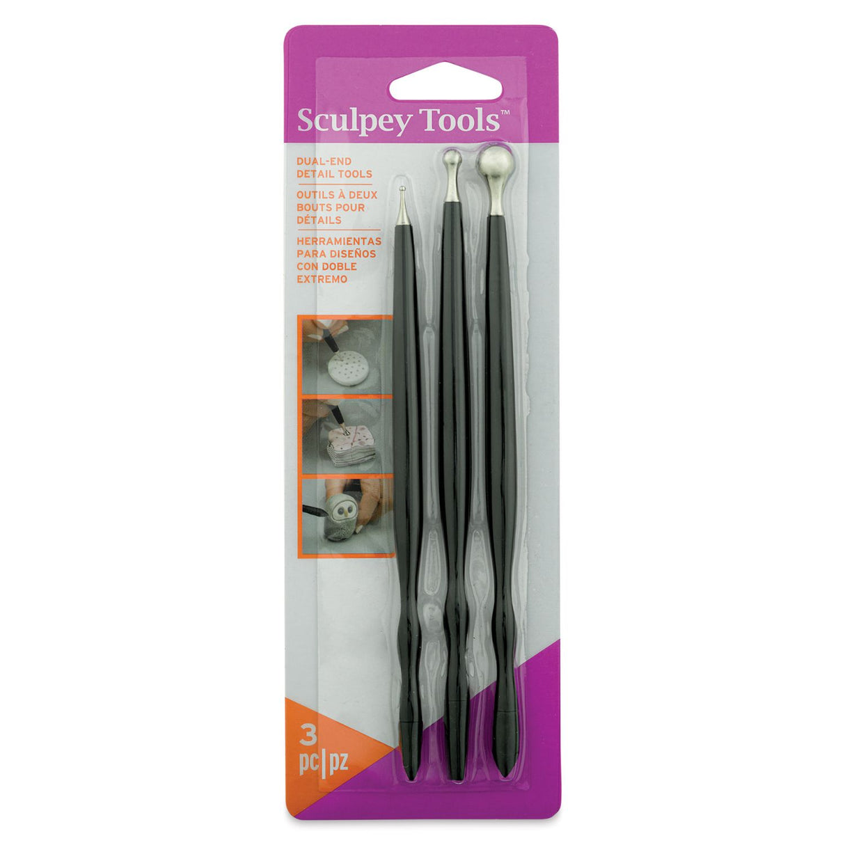 Sculpey Tools - Set 3 Herramientas para Diseños y Detalles