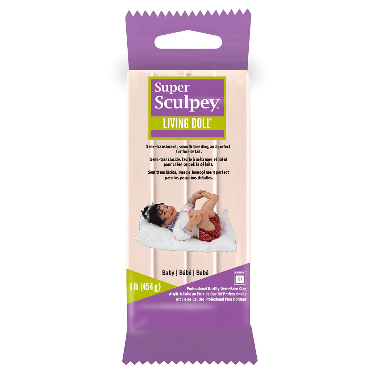 Super Sculpey Living Doll - Arcilla Polimérica (454 g) Baby (Bebé)