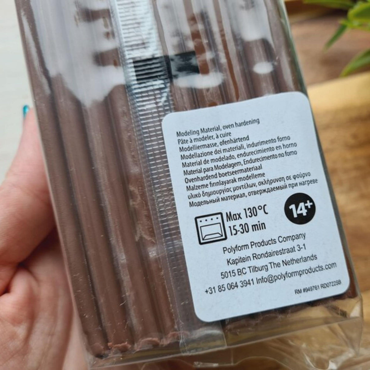 Sculpey Super, Living Doll - Arcilla Polimérica (454 g) Espresso