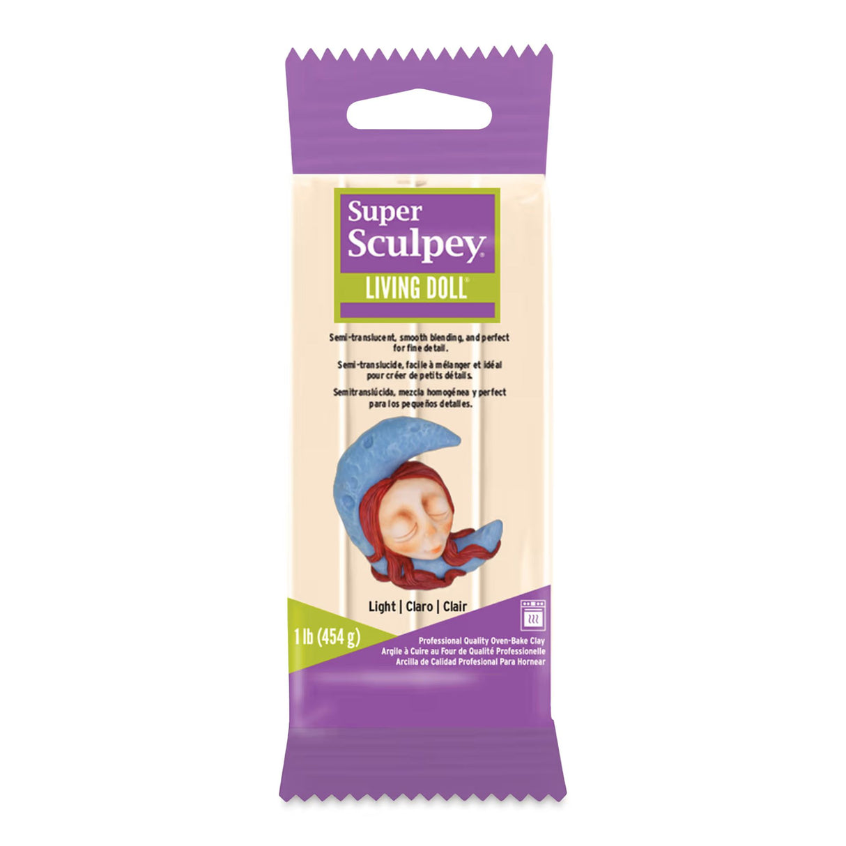 Super Sculpey Living Doll - Arcilla Polimérica (454 g) Light (Claro)