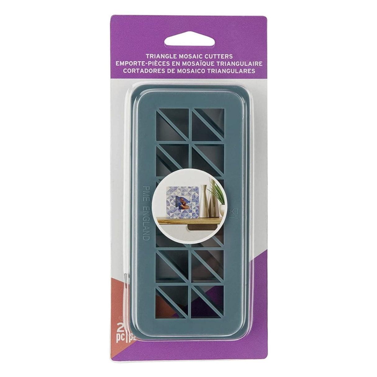 Sculpey Tools - Set 2 Cortadores de Arcilla Mosaico Triángulos