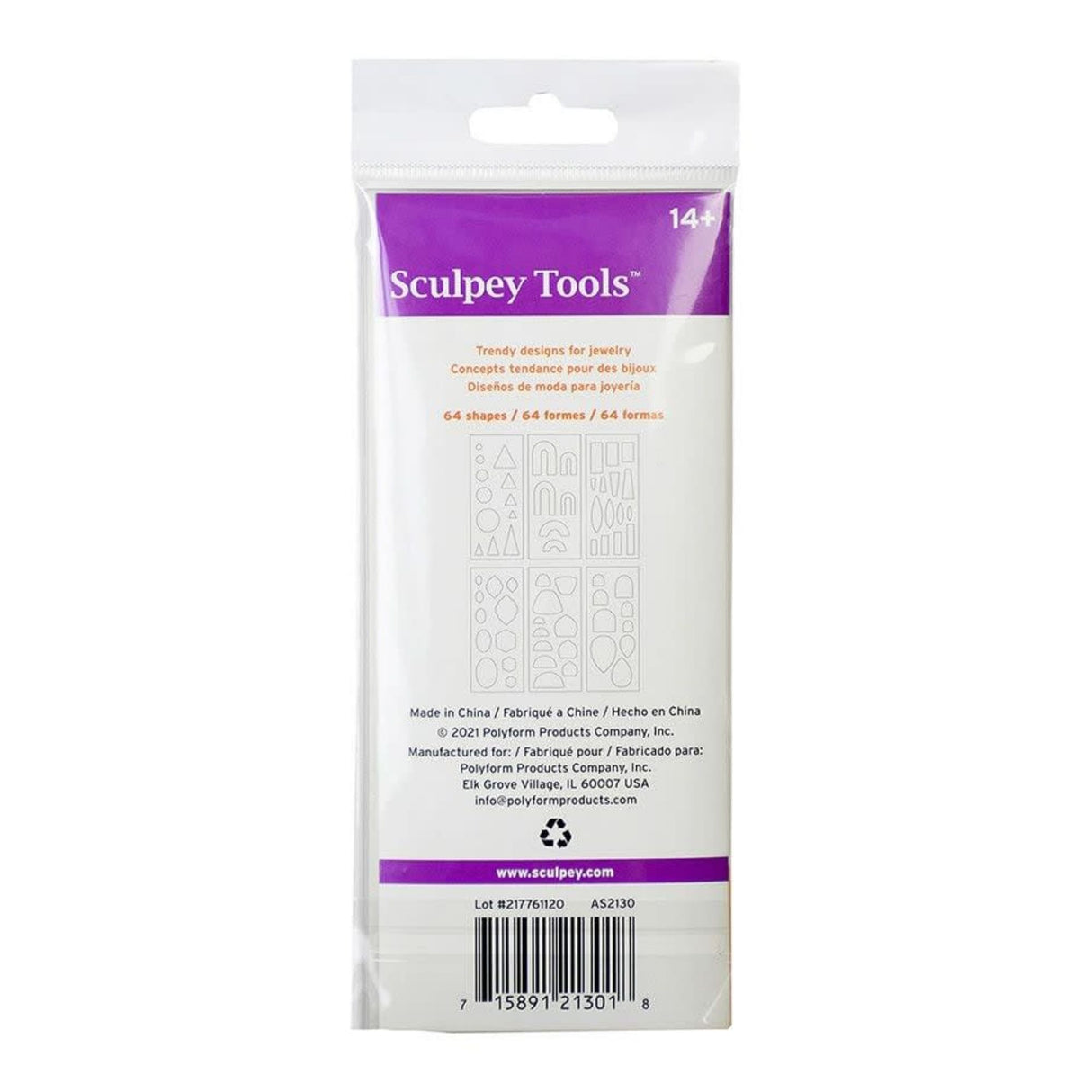 Sculpey Tools - Set 6 Plantillas de Diseño de Joyas Jewellery Design Template