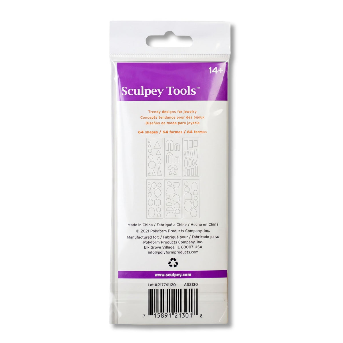 Sculpey Tools - Set 6 Plantillas de Diseño de Joyas Jewellery Design Template