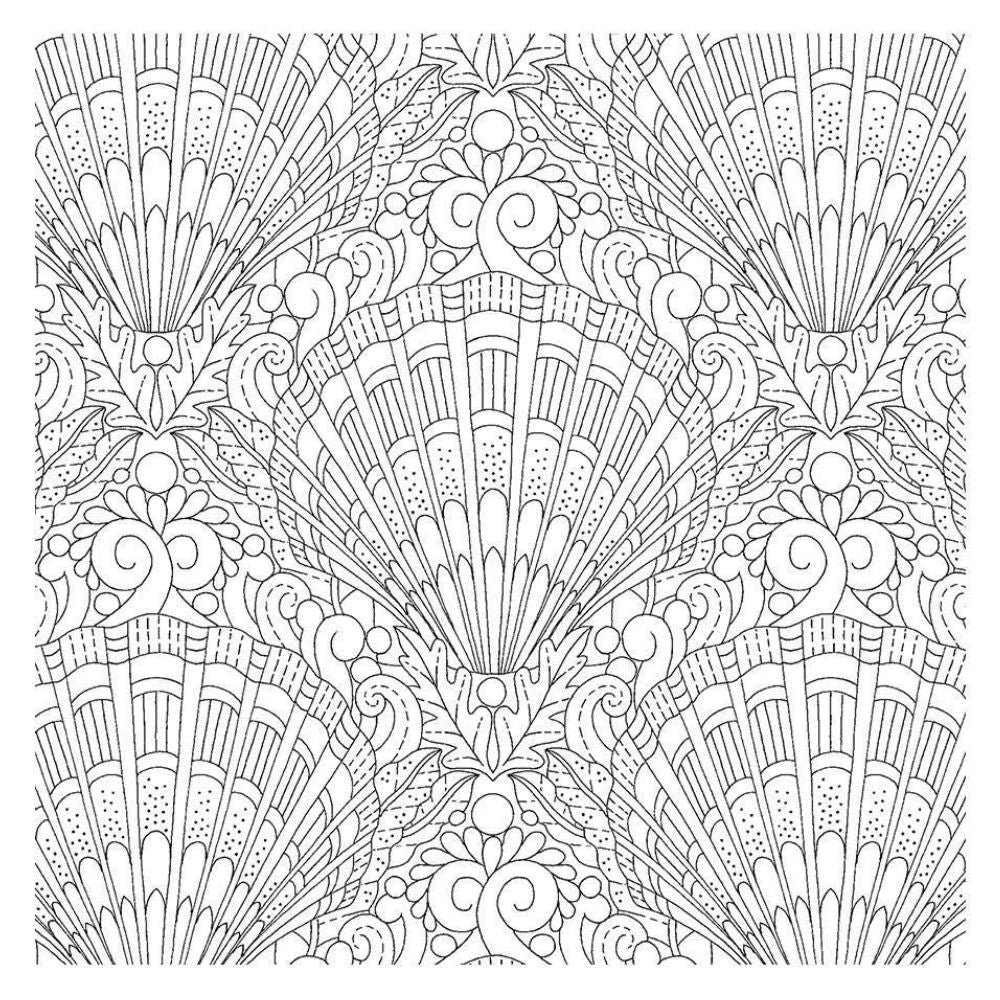 Secretos del Mar: Miniaturas para Colorear - Millie Marotta