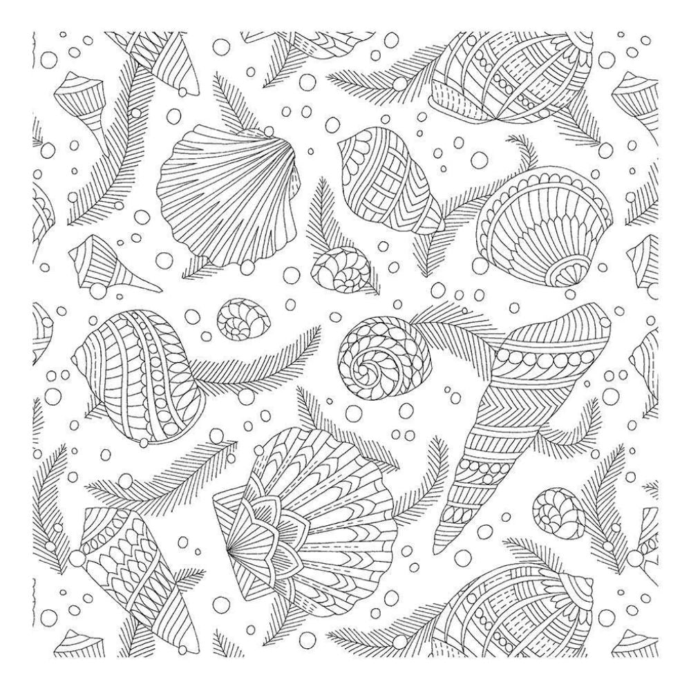 Secretos del Mar: Miniaturas para Colorear - Millie Marotta