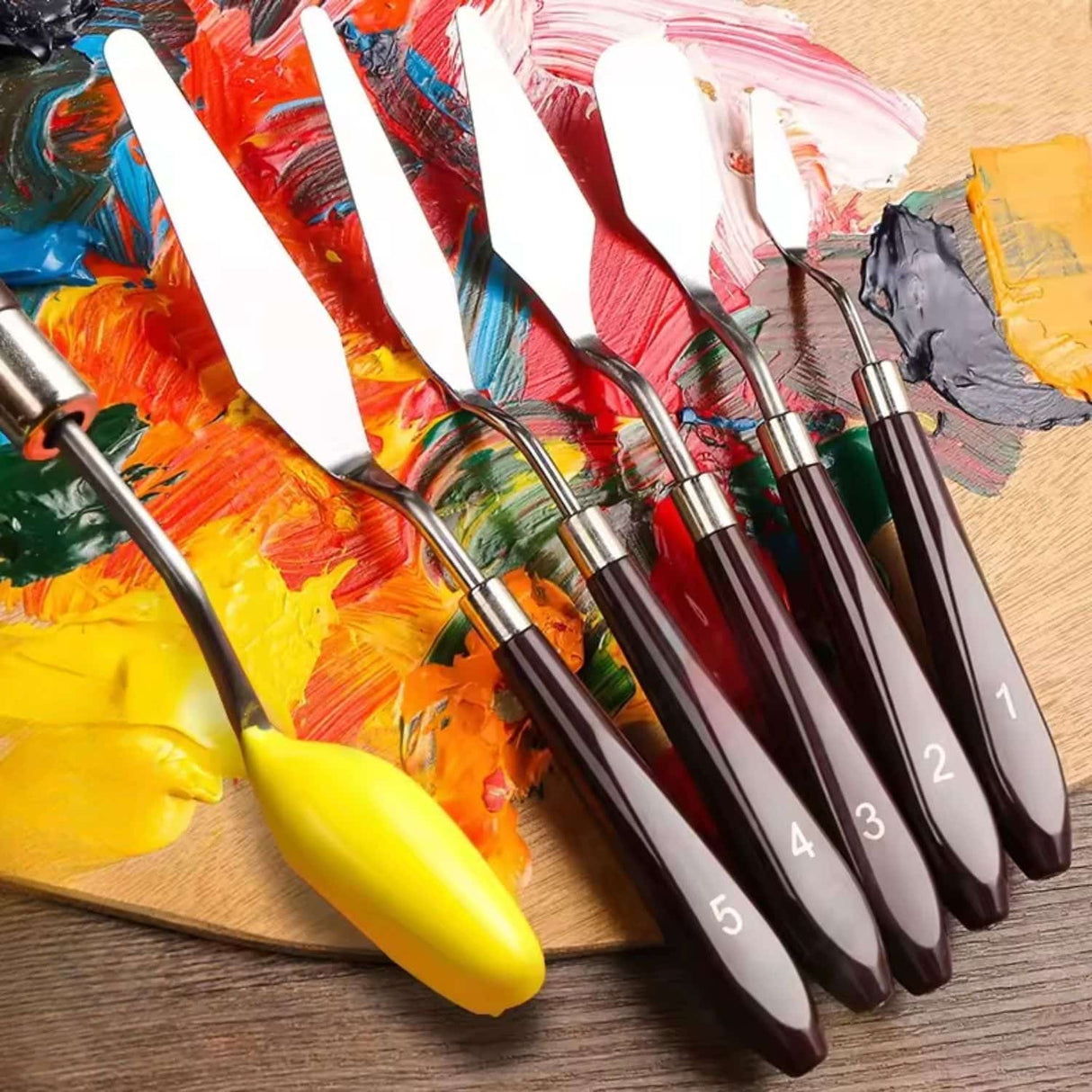 Set 5 Espátulas para Pintura