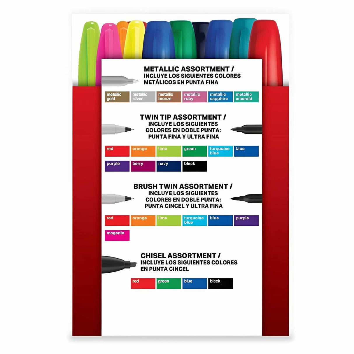 Sharpie - Set 115 Plumones Permanentes The Ultimate Collection