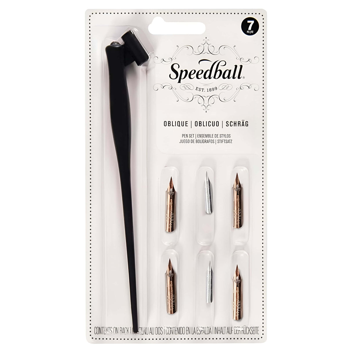 Speedball - Kit Plumillas de Caligrafía y Lettering Oblícuo