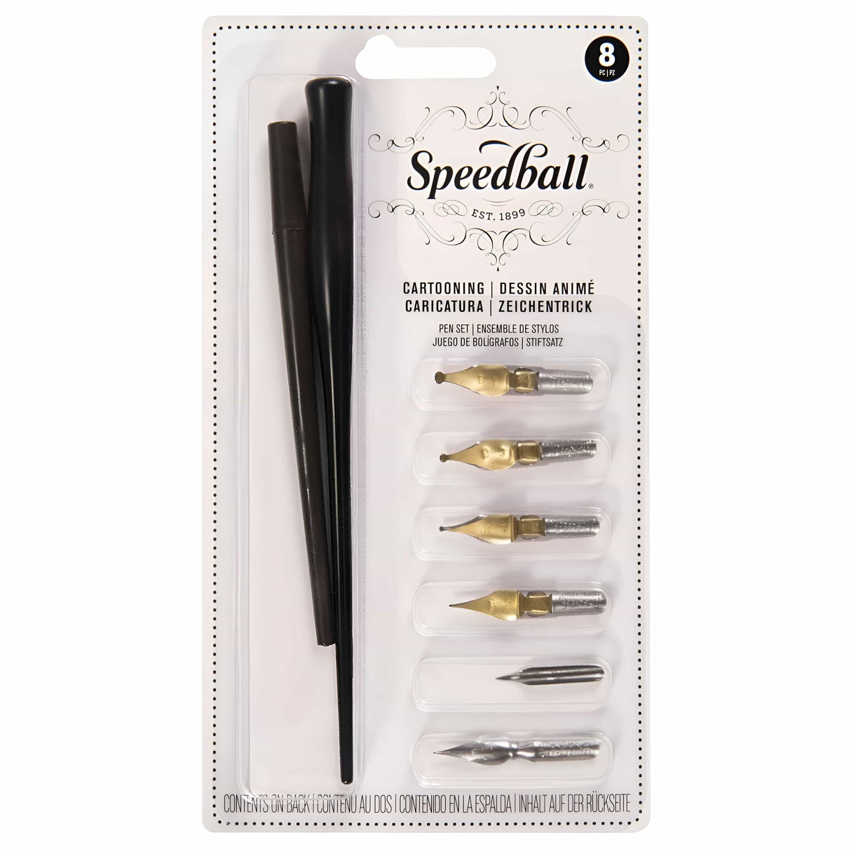 Speedball - Kit Plumillas para Dibujar Caricaturas
