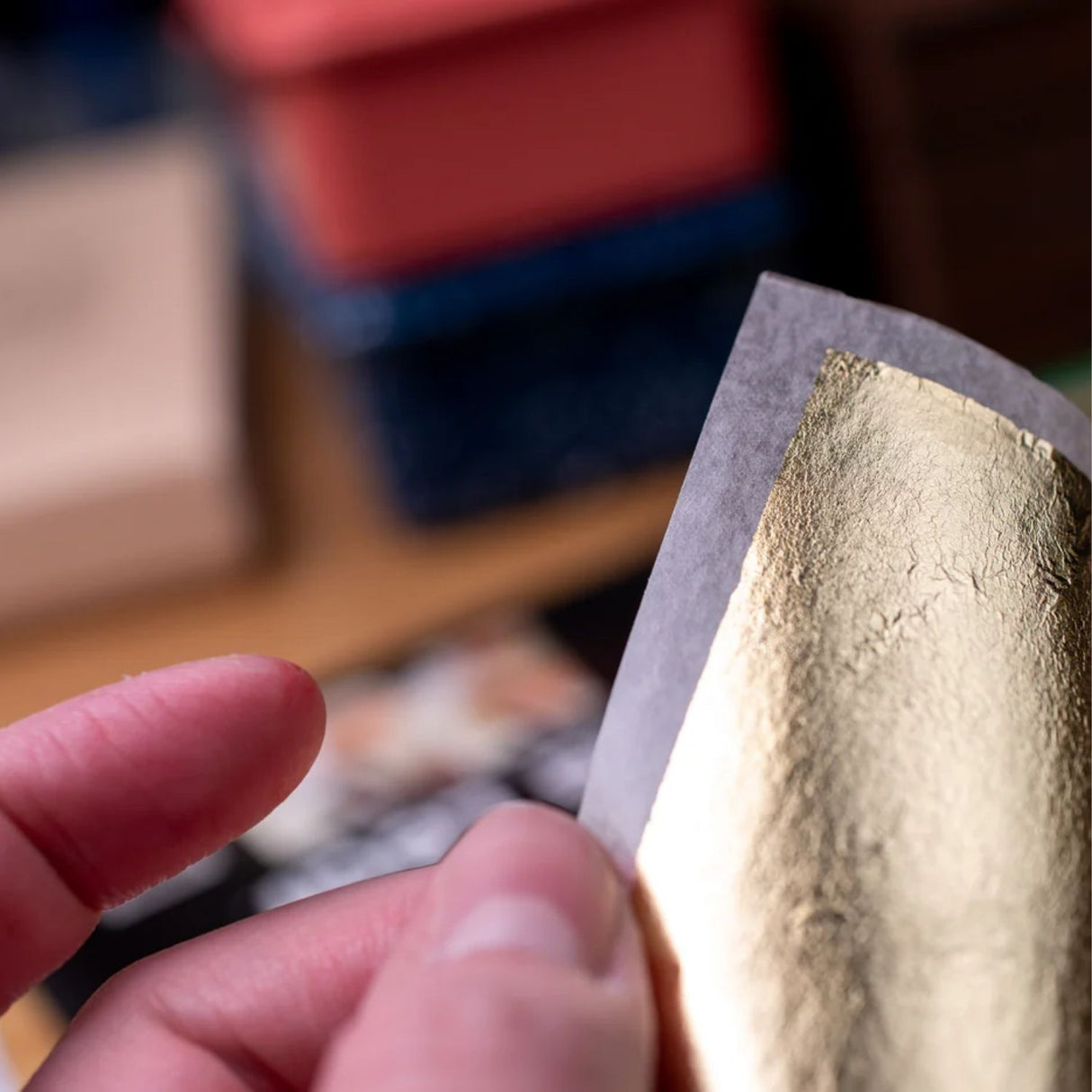 Speedball Mona Lisa - Pack 18 Láminas Pan de Oro Metal Leaf Dorado 14 x 14 cm