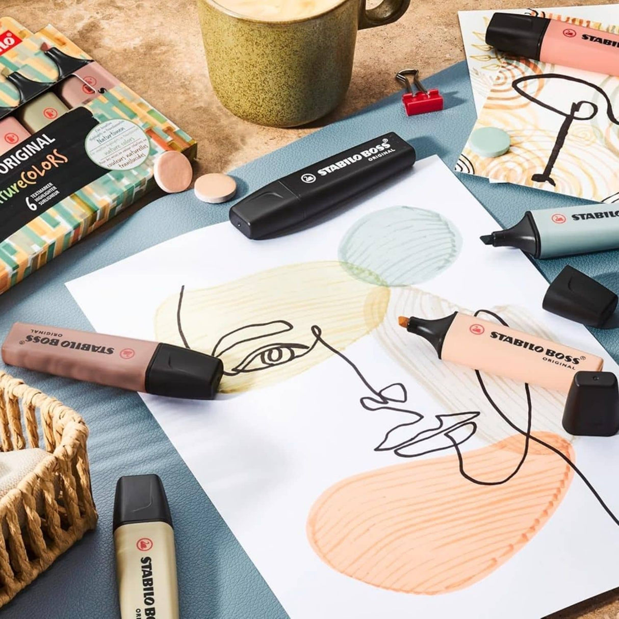 Stabilo Boss - Set 4 Destacadores Nature B