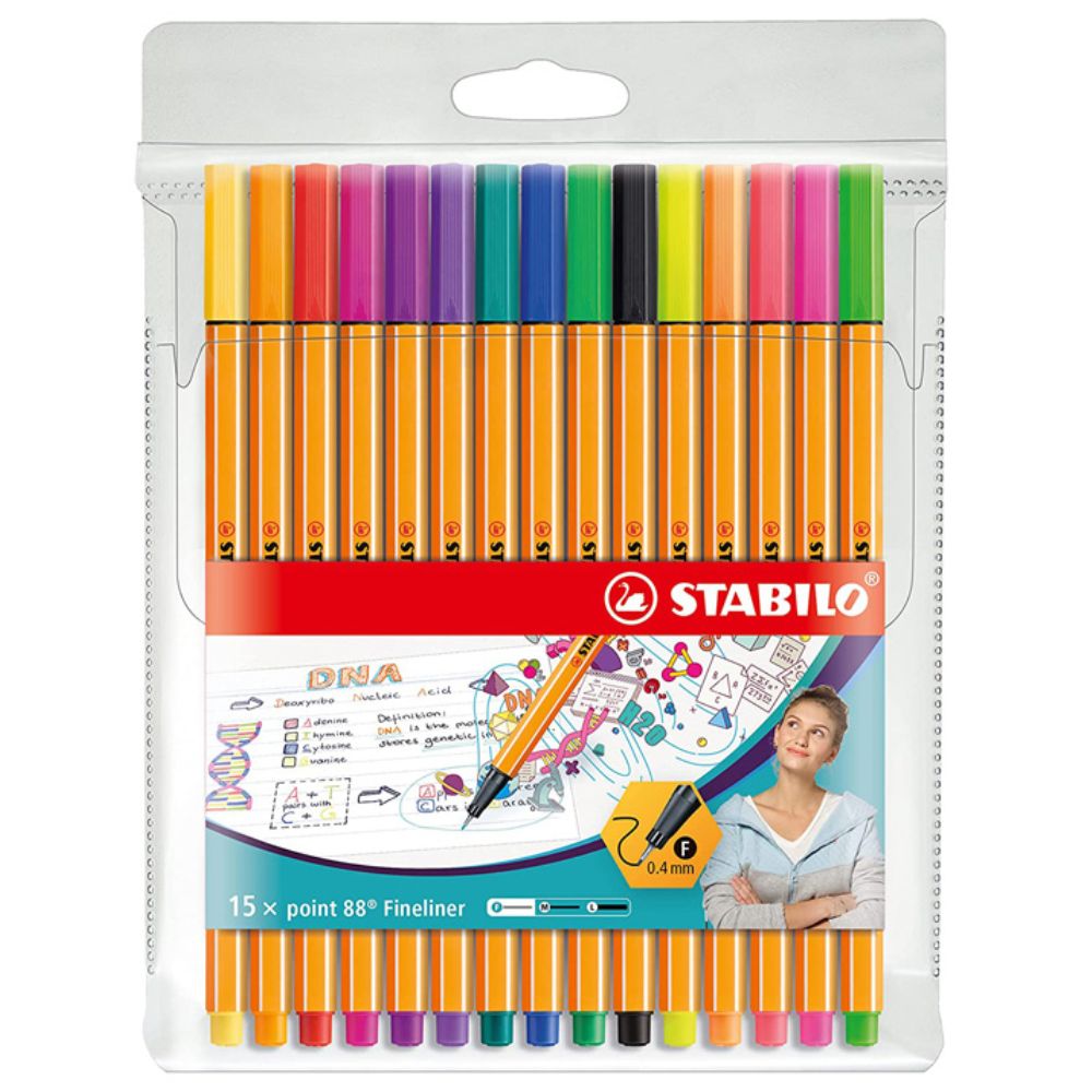 Stabilo - Set 15 Tiralíneas Point 88
