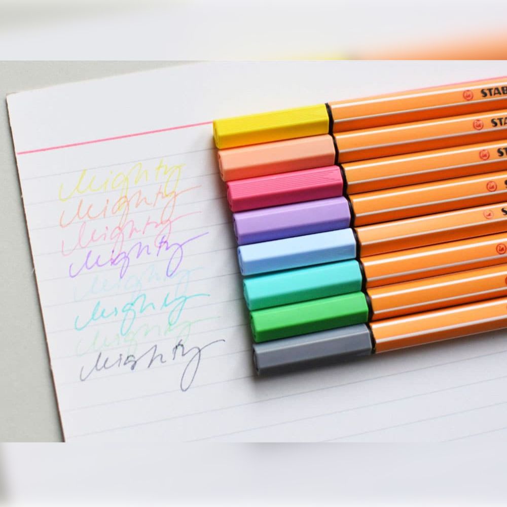 Stabilo - Set 8 Tiralíneas Point 88 Pastel