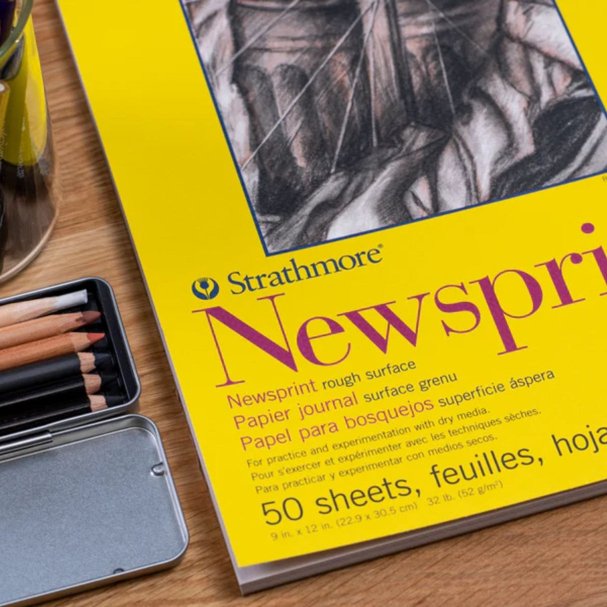 Strathmore 300 Series - Block Newsprint 52 g/m2