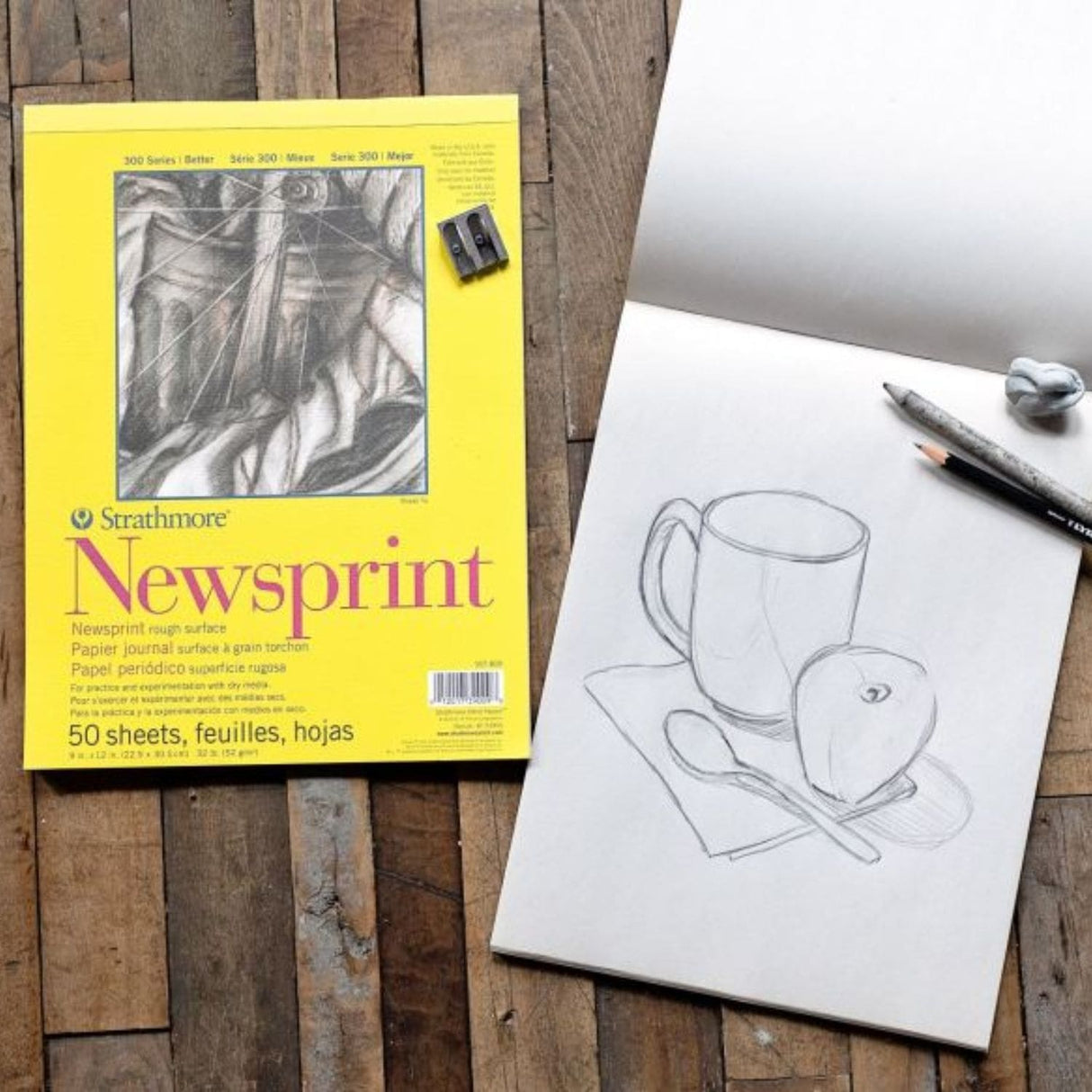 Strathmore 300 Series - Block Newsprint 52 g/m2