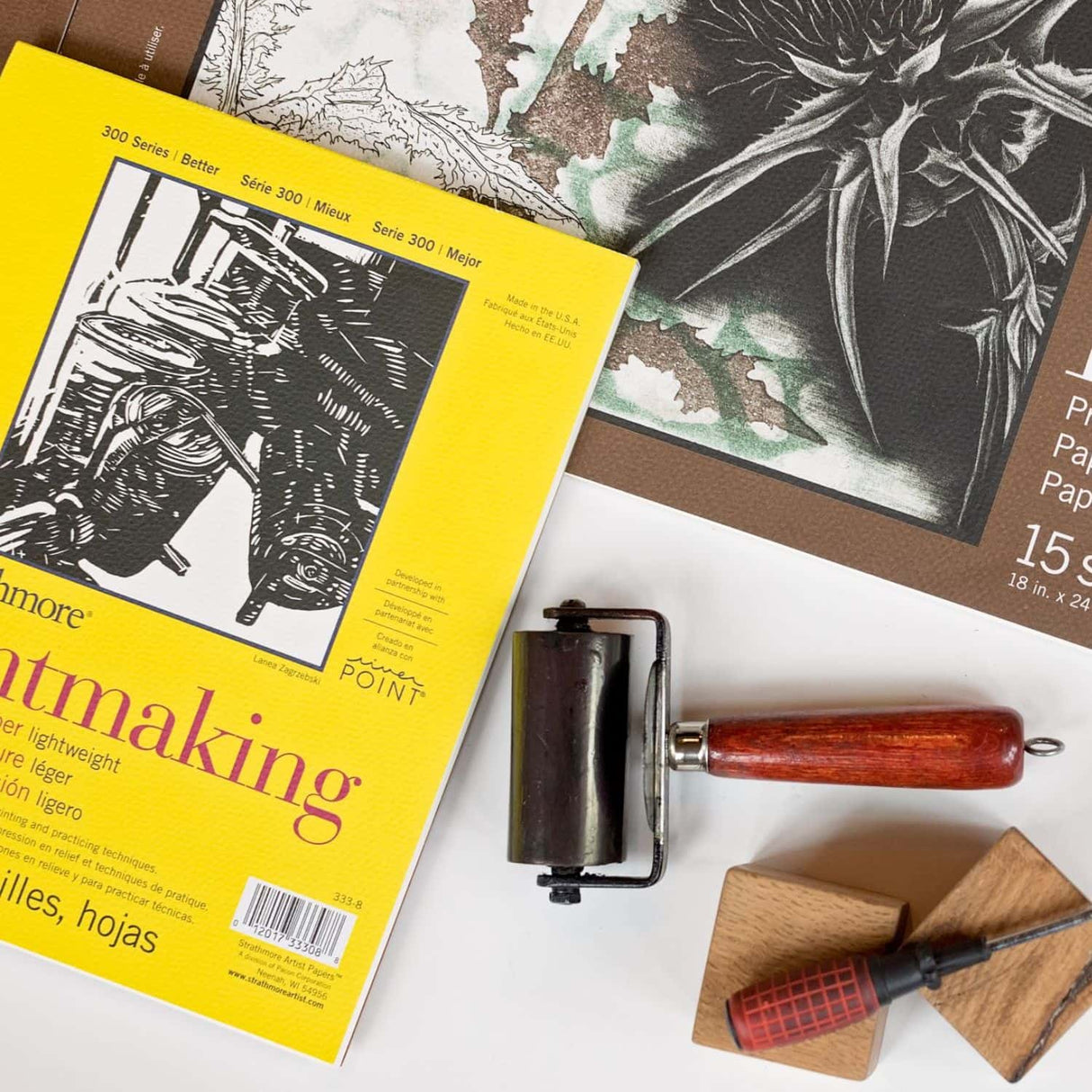 Strathmore 300 Series - Block para Impresión Printmaking 120 g/m2