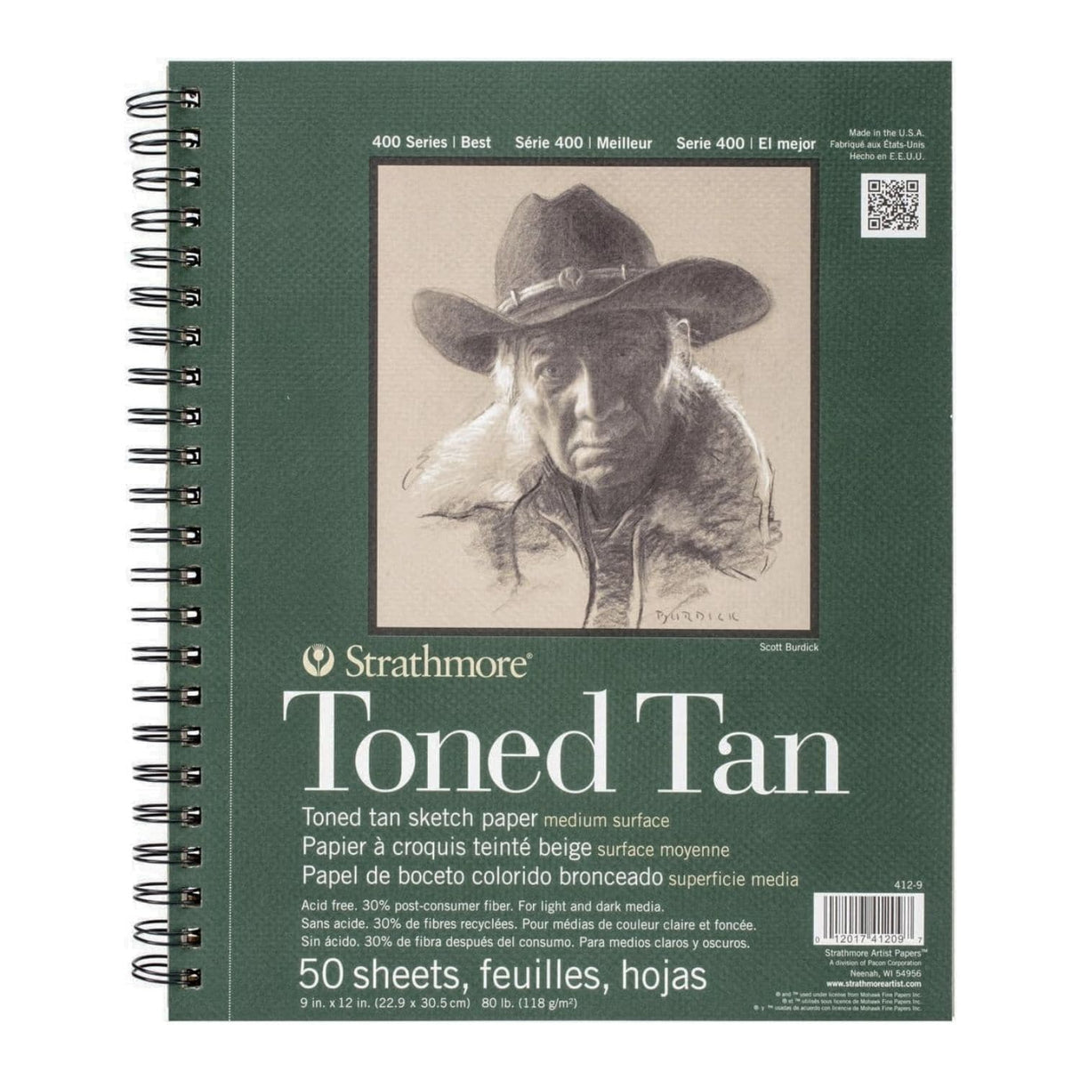 Strathmore Toned Tan - Croquera 118 g/m2