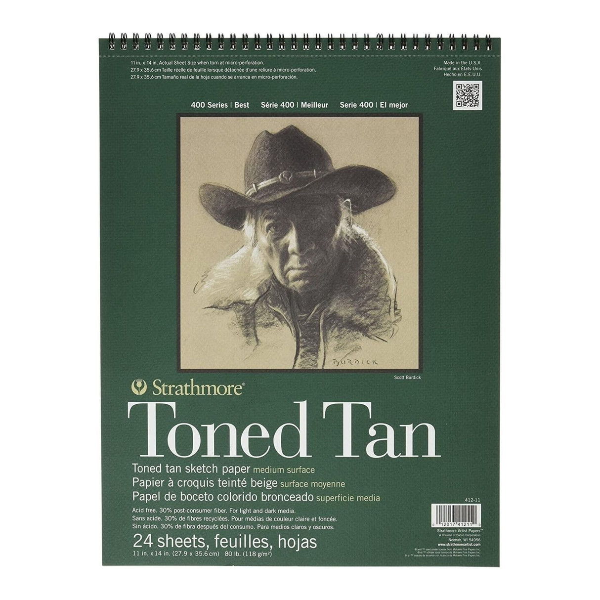 Strathmore Toned Tan - Croquera 118 g/m2