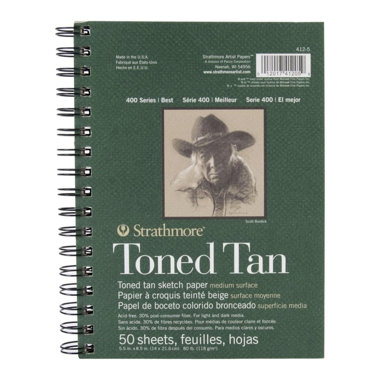 Strathmore Toned Tan - Croquera 118 g/m2