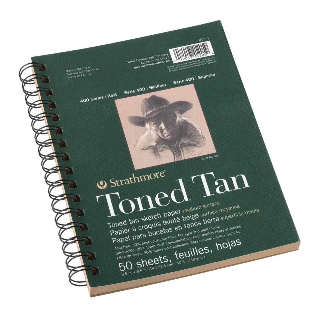 Strathmore Toned Tan - Croquera 118 g/m2