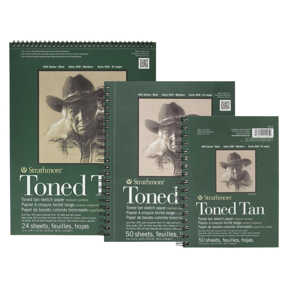 Strathmore Toned Tan - Croquera 118 g/m2