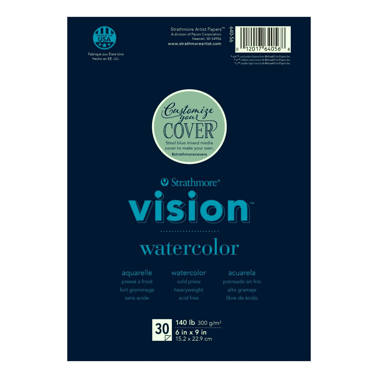 Strathmore Vision Watercolor - Block 300 g/m2 30 hojas