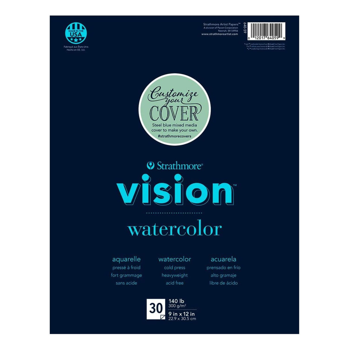 Strathmore Vision Watercolor - Block 300 g/m2 30 hojas