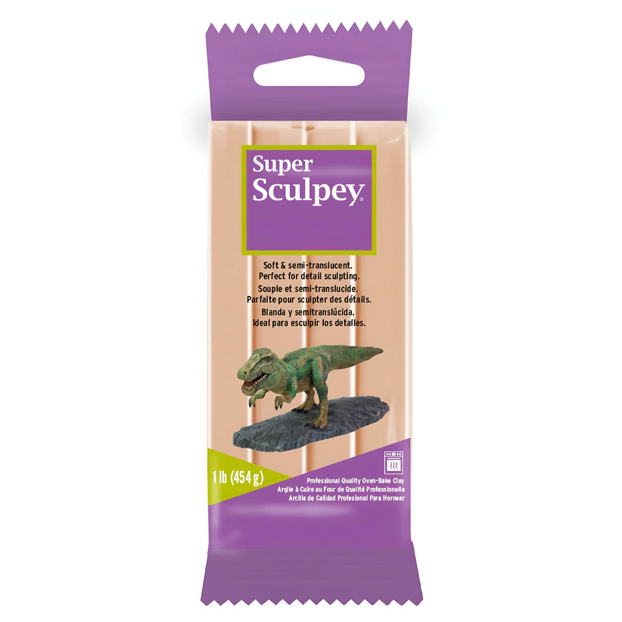 Super Sculpey - Arcilla Polimérica Beige 1 lb (454 g)