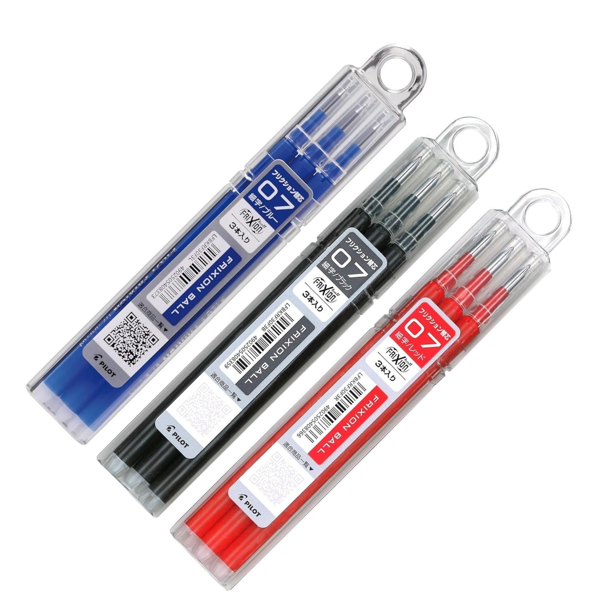 Pilot - Pack 3 Repuestos Lápiz Gel Frixion Ball LFBKRF30F3 Punta 07
