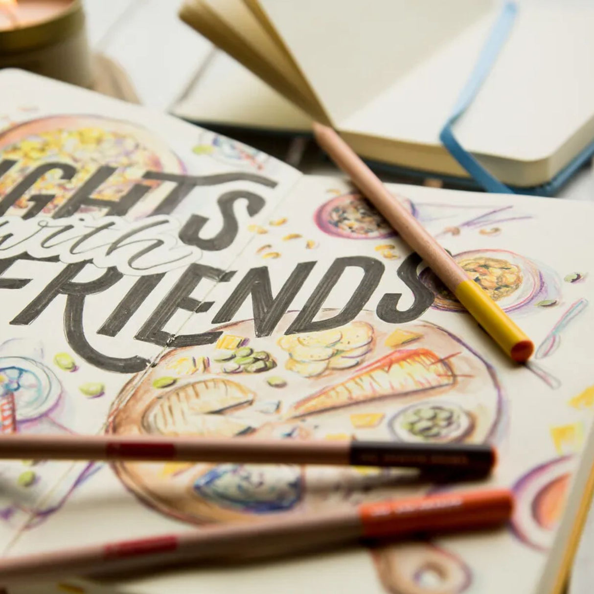 Talens Art Creation Sketch Book - Libreta 80 Hojas 140 g/m2 Dorada