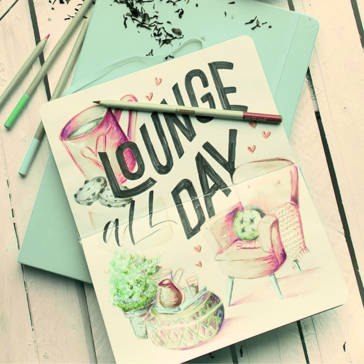 Talens Art Creation Sketch Book - Libreta 80 Hojas 140 g/m2 Fresh Mint