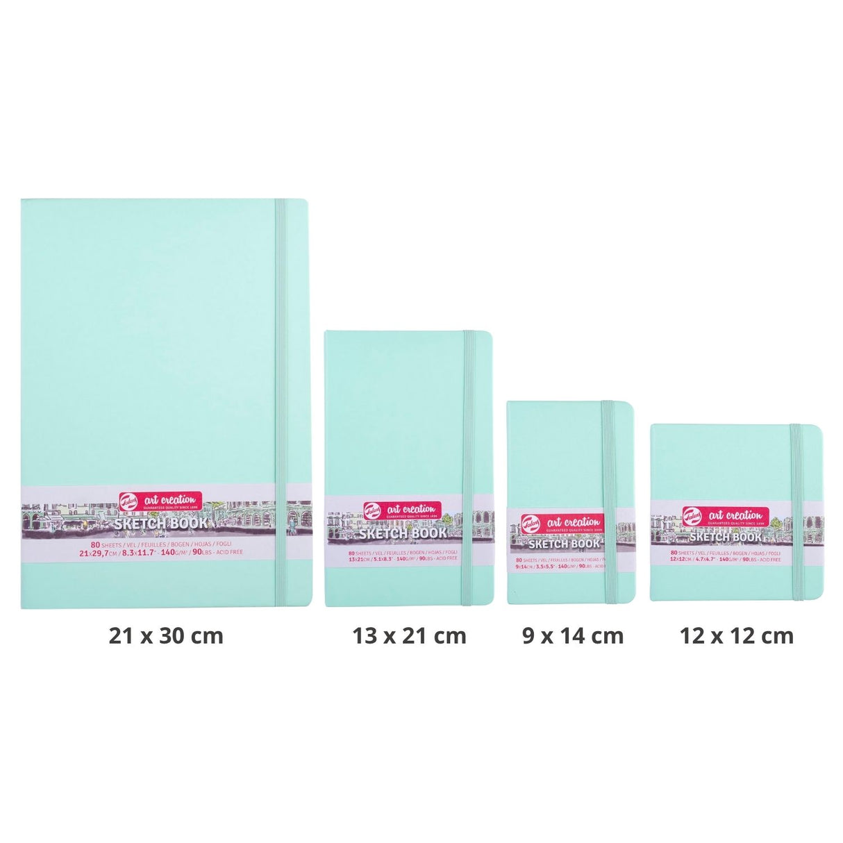 Talens Art Creation Sketch Book - Libreta 80 Hojas 140 g/m2 Fresh Mint