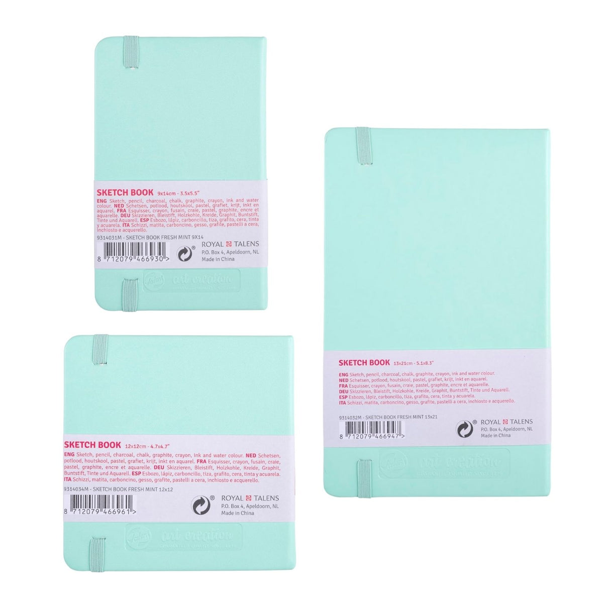 Talens Art Creation Sketch Book - Libreta 80 Hojas 140 g/m2 Fresh Mint