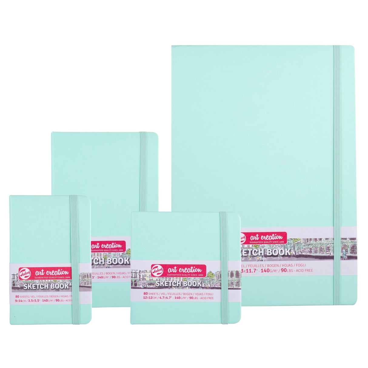 Talens Art Creation Sketch Book - Libreta 80 Hojas 140 g/m2 Fresh Mint