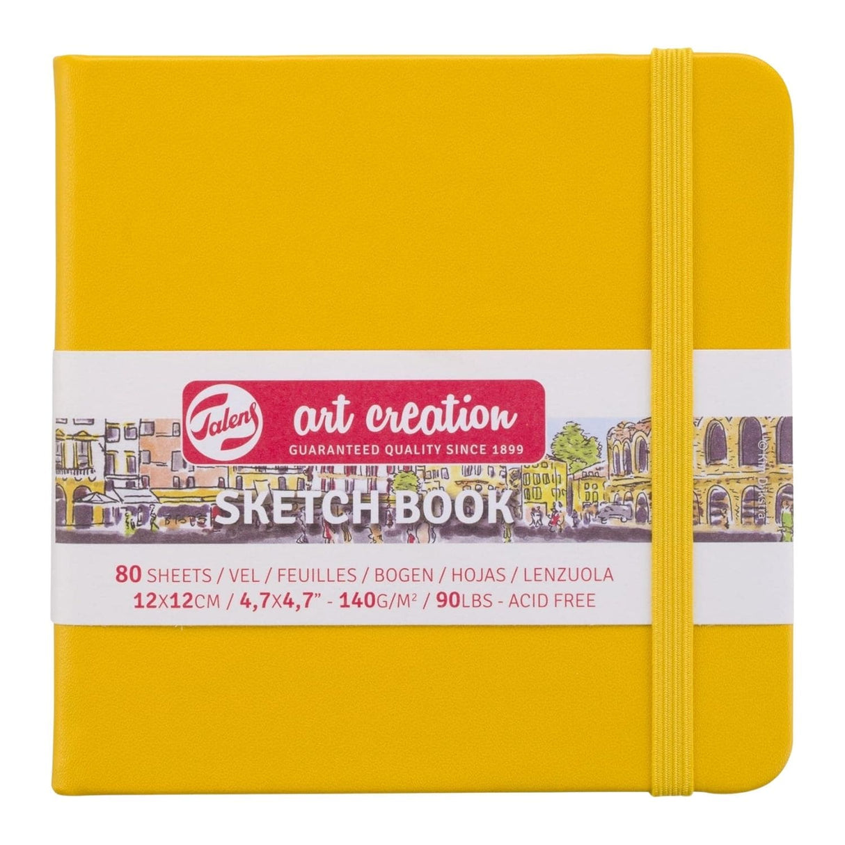 Talens Art Creation Sketch Book - Libreta 80 Hojas 140 g/m2 Golden Yellow