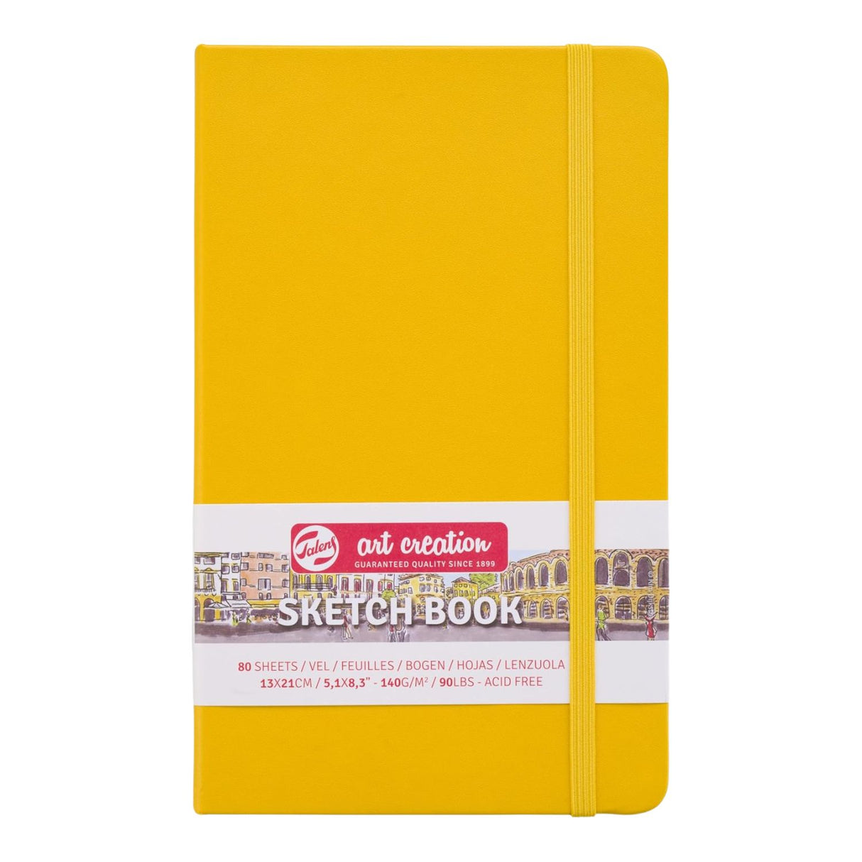Talens Art Creation Sketch Book - Libreta 80 Hojas 140 g/m2 Golden Yellow
