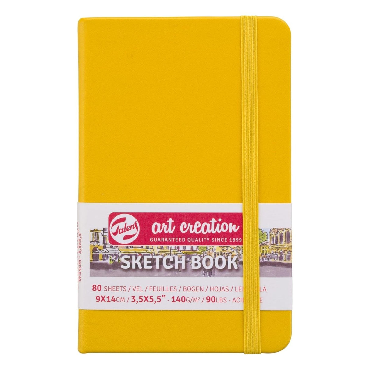 Talens Art Creation Sketch Book - Libreta 80 Hojas 140 g/m2 Golden Yellow