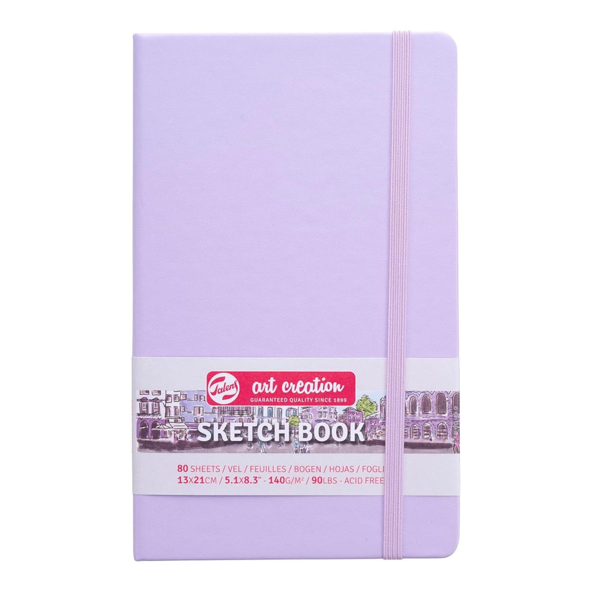 Talens Art Creation Sketch Book - Libreta 80 Hojas 140 g/m2 Pastel Violet