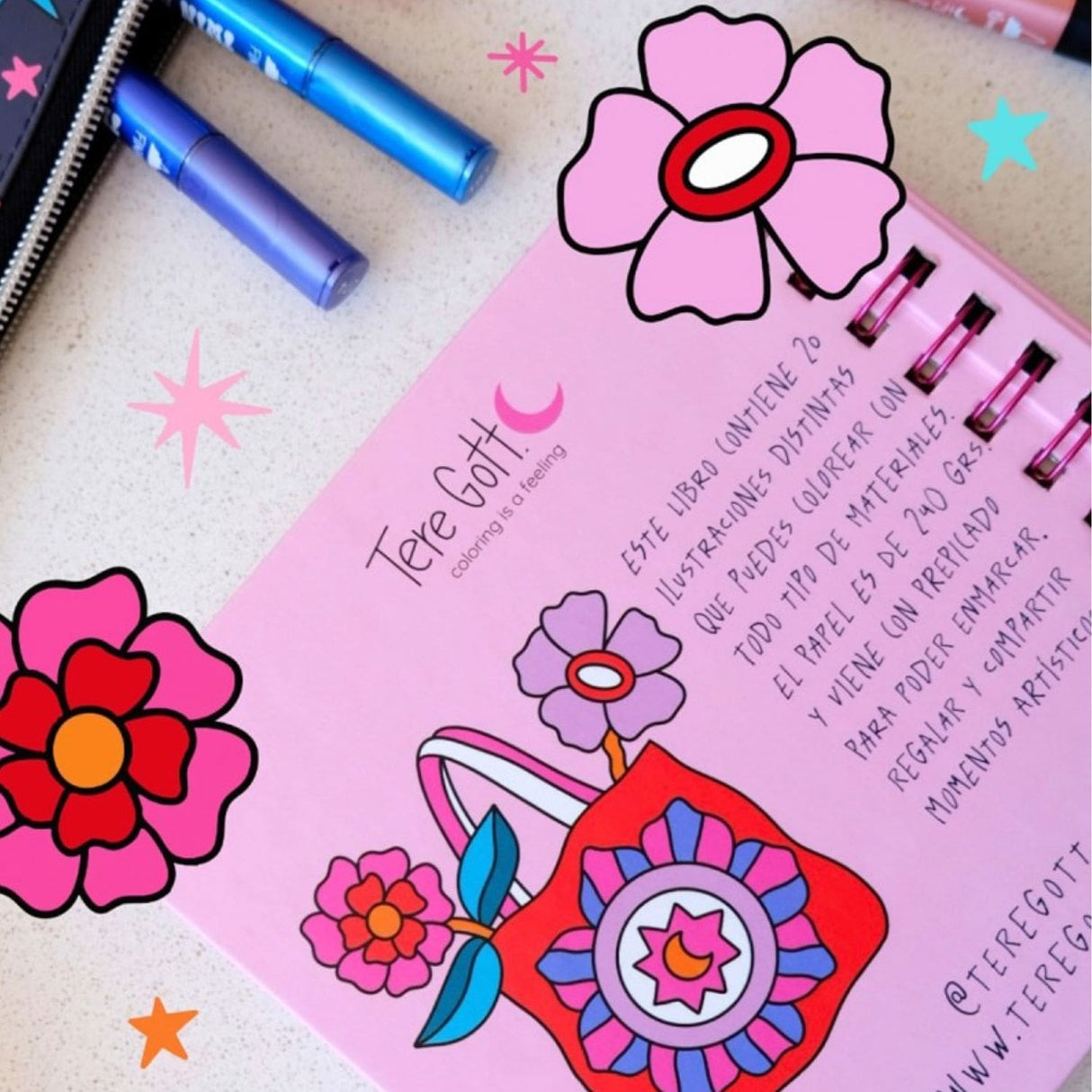 Tere Gott - Libro para Colorear Lucky